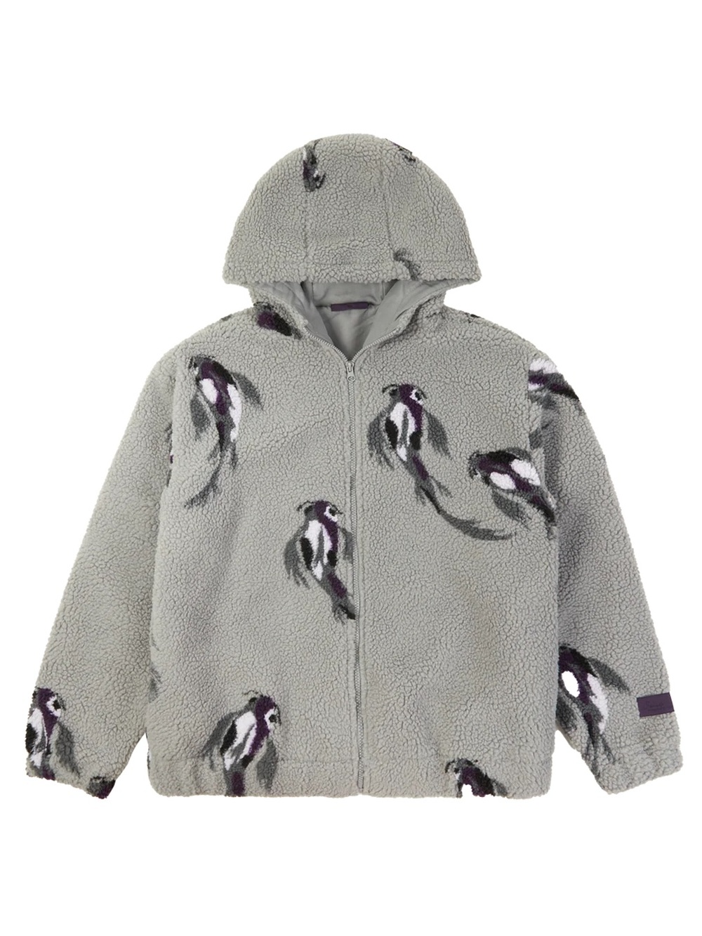 Taylor swift speak now Gray Fleece Hooded Jacket with koi fix Print